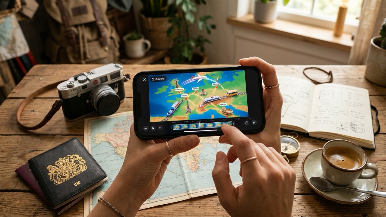 How to Make an Animated Travel Map Video for Instagram and TikTok