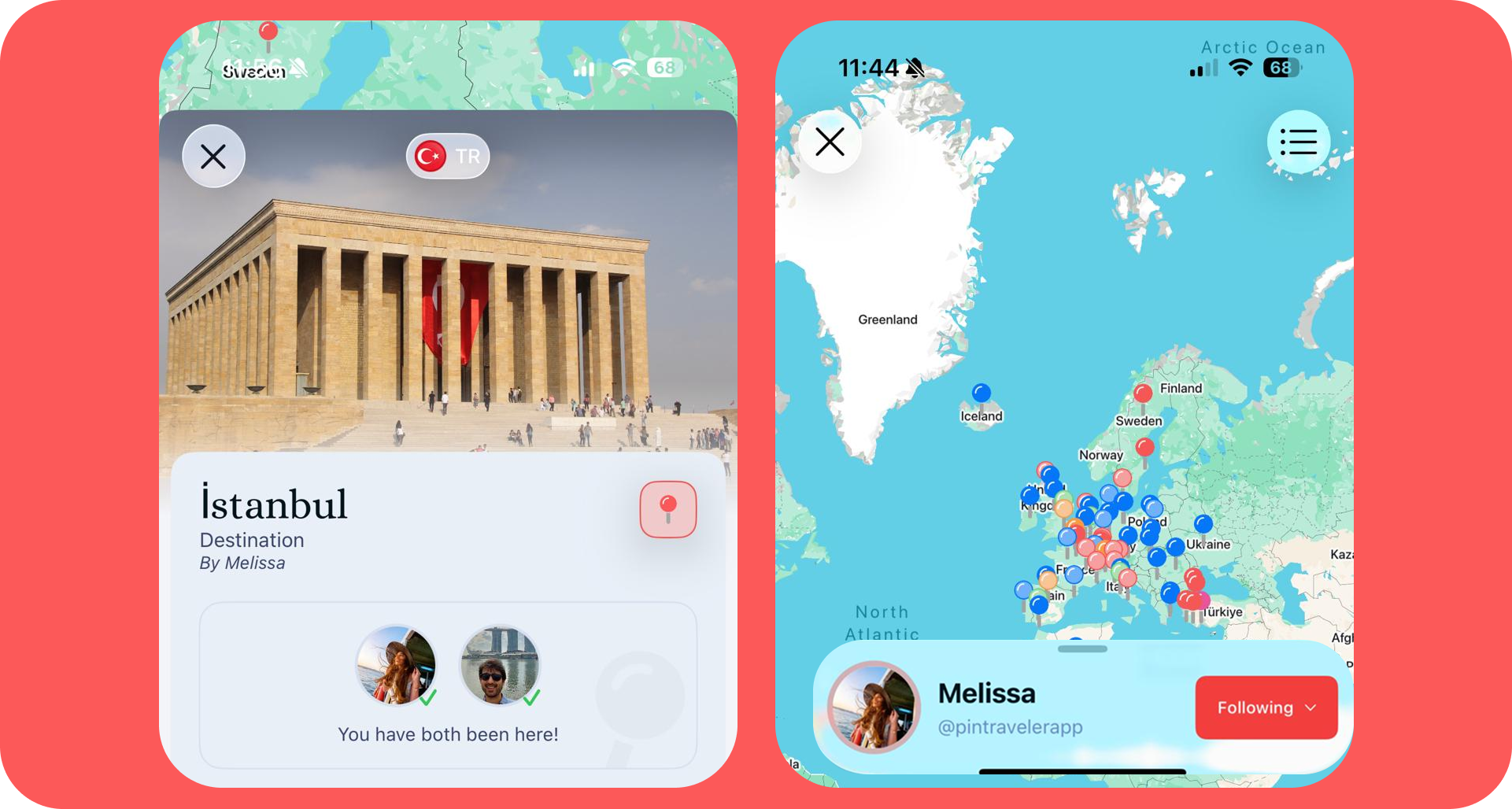 Sharing Map Screenshot