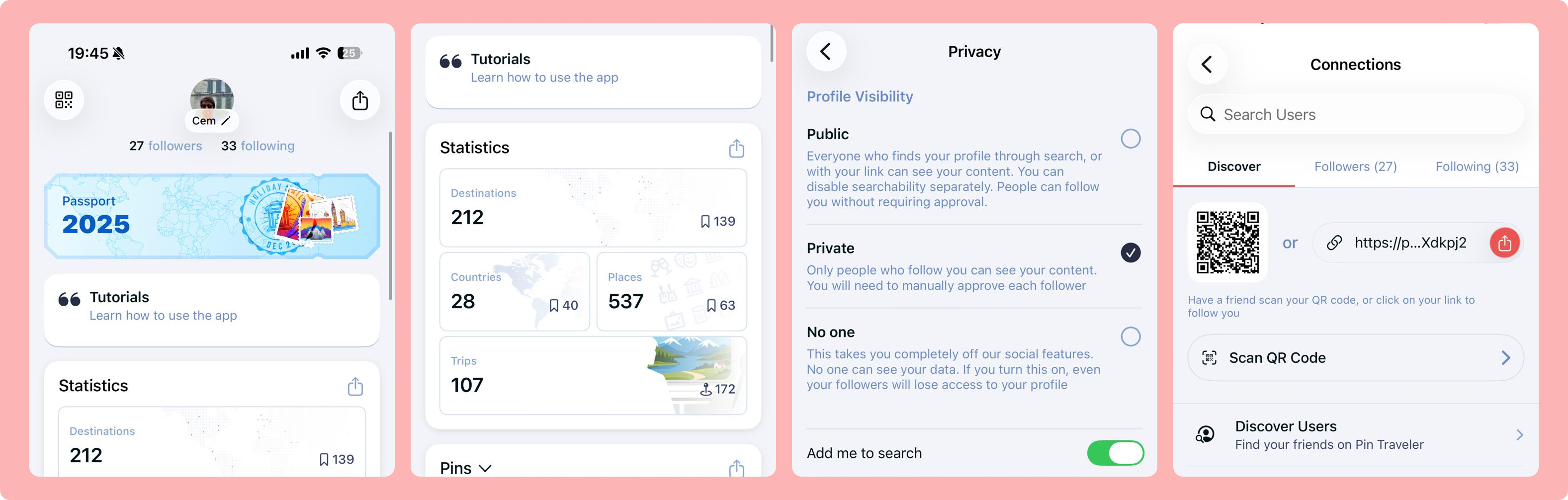 Sharing & Privacy Update