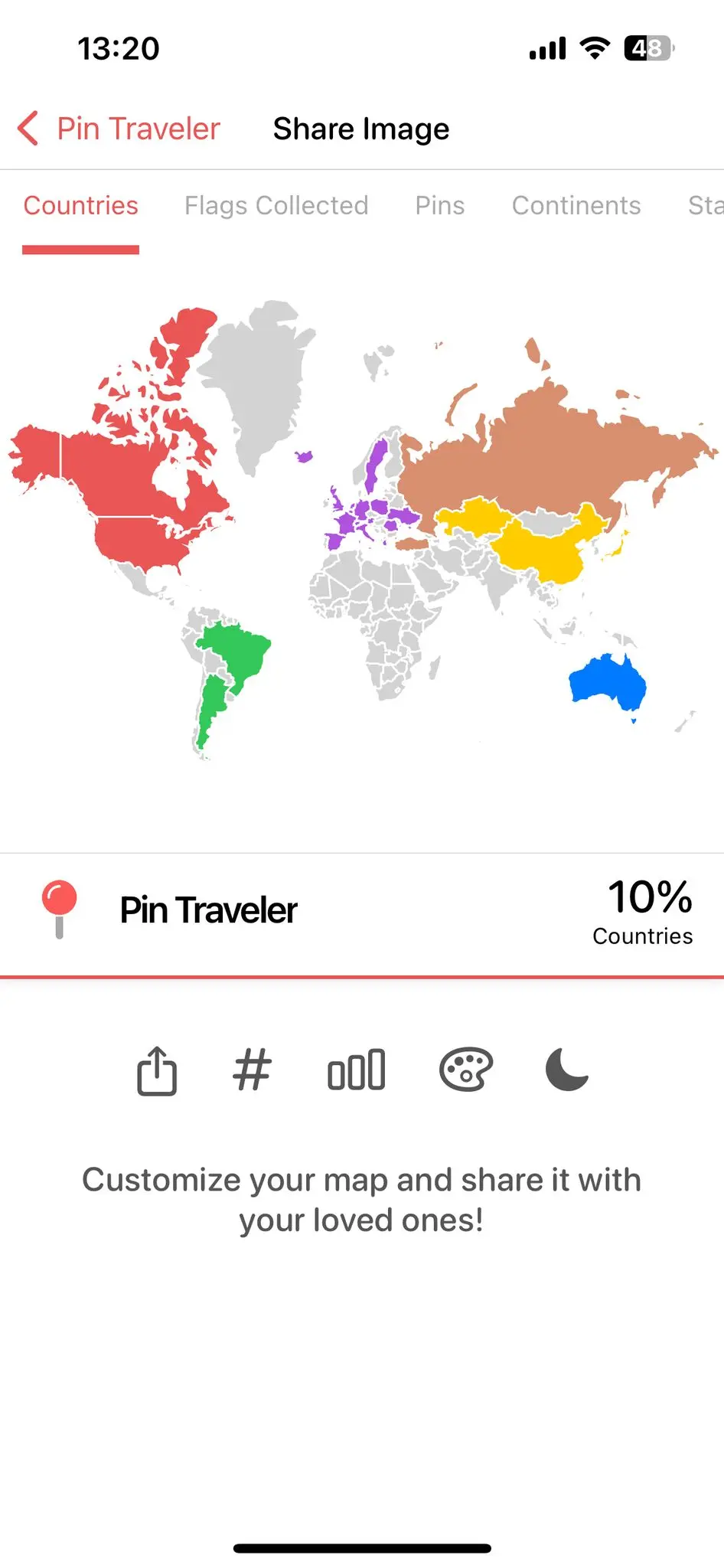 Pin Traveler app screenshot 1